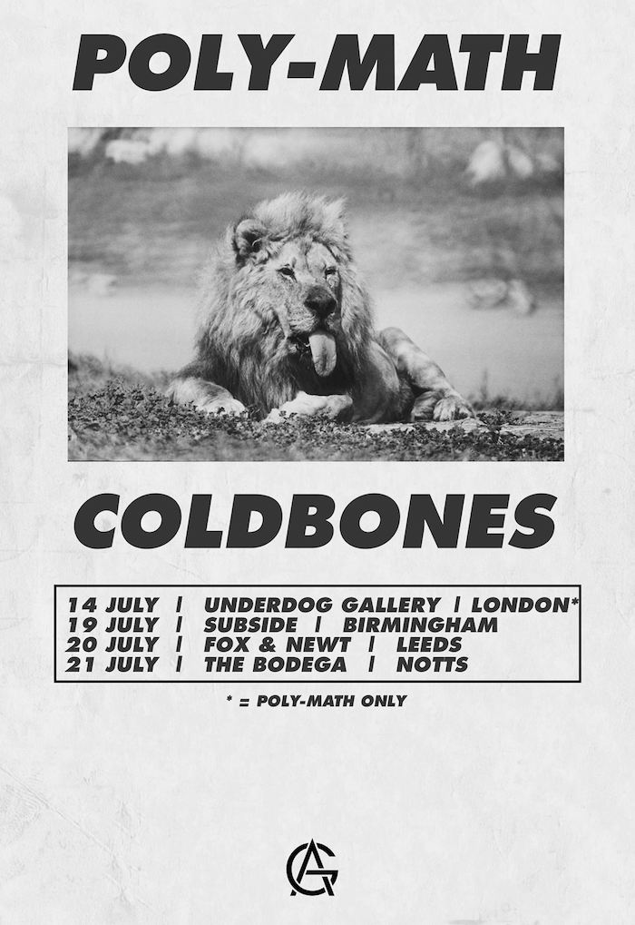 POLY-MATH COLDBONES tour poster image